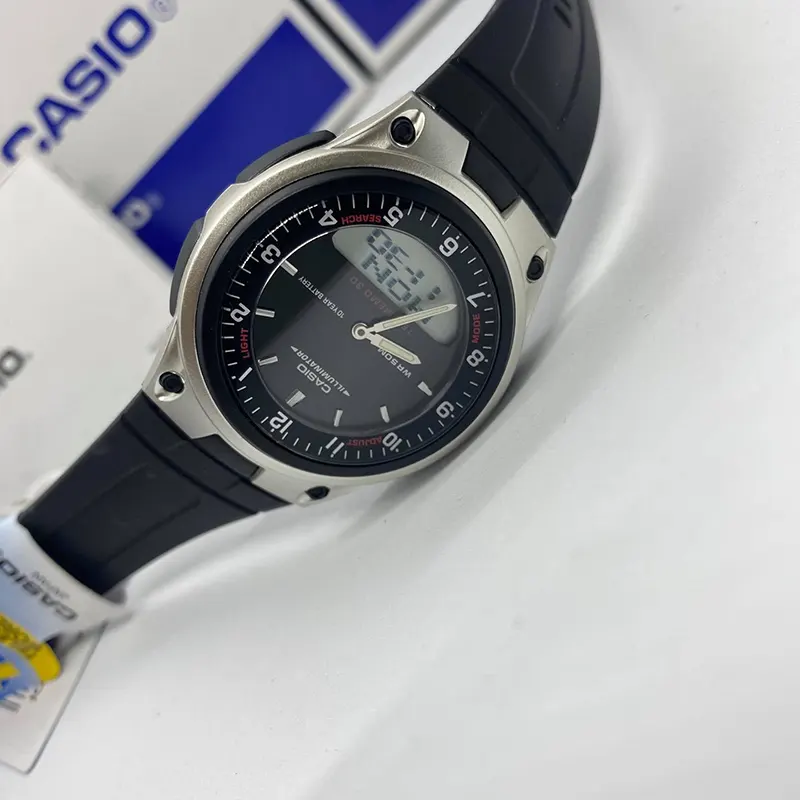 Casio AW-80-1AVDF Dual Time Black Dial Men's Watch